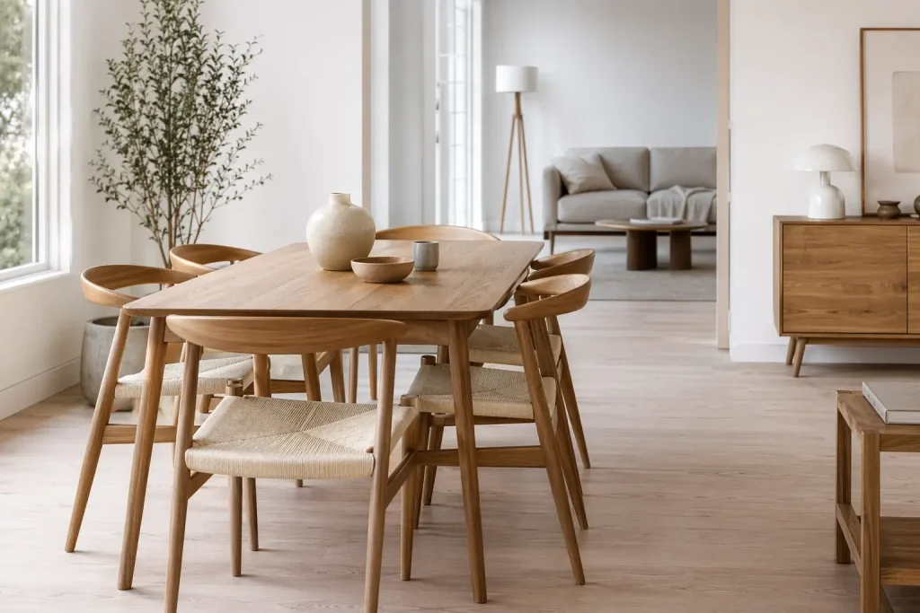 Les styles emblématiques des tables scandinaves
