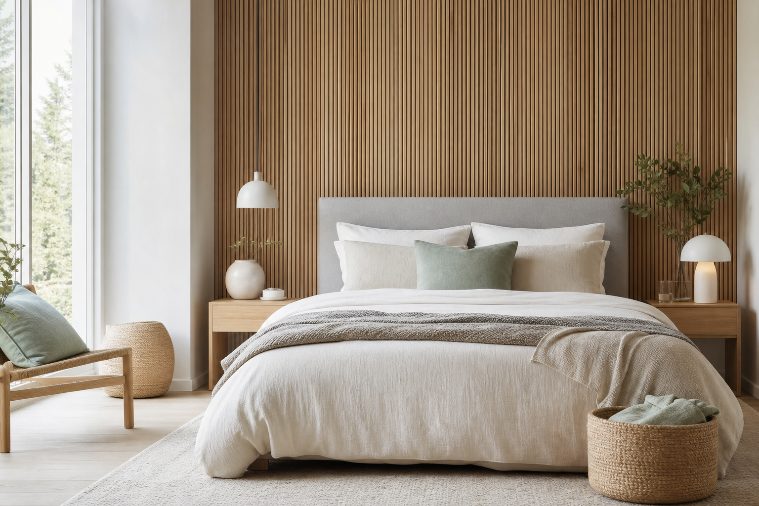 Lits scandinaves : têtes de lit et accessoires pour un sommeil serein