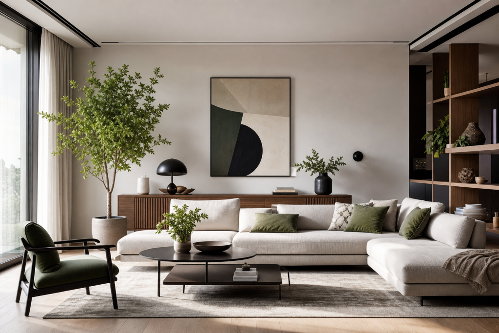Les principes d’un intérieur contemporain vivant
